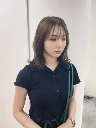 ミディアム カラー Hana ♡ marshu梅田のヘアスタイル