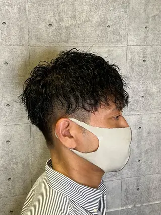 パーマ メンズ akari/髪質改善 /ブリーチ/名古屋のヘアスタイル