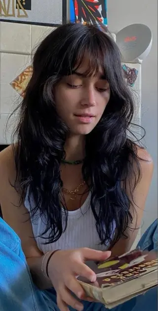 ロング パーマ YOKO/パーマ レイヤーカットのヘアスタイル