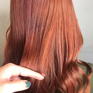 セミロング カラー ヘアアレンジ knock【ノック】所属・烏丸韓国ヘア🇰🇷 ayaka🎀のヘアスタイル