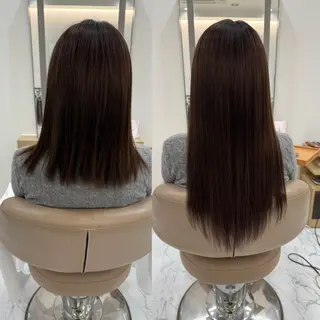 ロング 濱川響太レディース カットモデルのヘアスタイル