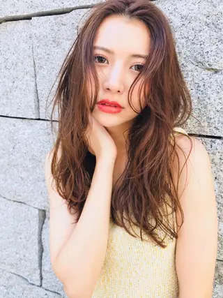 ロング 韓×中くびれヘア💋 髪質改善宇塚元哉💓のヘアスタイル