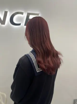 セミロング カラー ヘアアレンジ 愛されカラー🩷 はるなのヘアスタイル