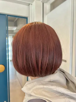 ショート カラー 縮毛矯正×艶カラー /中村勇太のヘアスタイル