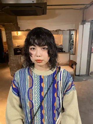 ミディアム パーマ お任せヘア☘️☘️ 及川渚のヘアスタイル