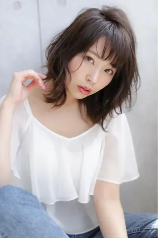 ミディアム 【天満1艶髪】潤艶/ 髪質改善🌹釣本竜哉のヘアスタイル