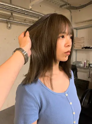 カラー ハッシュカット/ MAYAのヘアスタイル