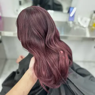 セミロング 🥀艶髪/似合わせ 暖色/まな🥀のヘアスタイル