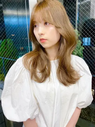 ロング カラー 🥣 hashi 🛋️のヘアスタイル