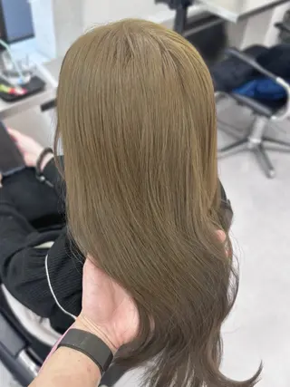 ロング カラー 心斎橋/ブリーチなし 髪質改善/レイヤーのヘアスタイル