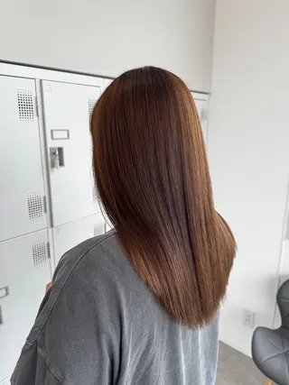 ロング bloom296 富里所属・🫧透明感カラー🫧 ロン毛美容師のヘアスタイル