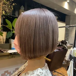 ミディアム カラー ✨️美髪矯正×似合わ せ艶カラー✨藤田透のヘアスタイル