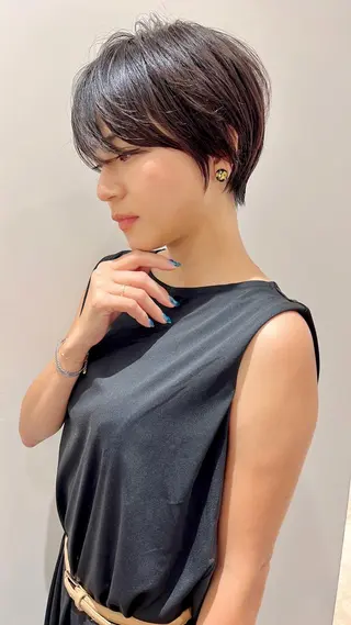 ショート カラー LA KING GINZA TOKYO所属・🧡ショートの達人 🧡SHOのヘアスタイル