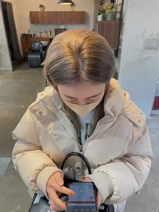 ミディアム カラー ralme/sol 髙橋一哉のヘアスタイル