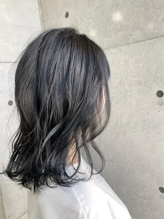 ミディアム カラー __ みずきのヘアスタイル