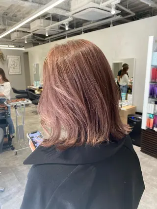 ミディアム カラー salowin梅田茶屋町suite所属・ハイトーンヘア/ 島崎　タクミのヘアスタイル