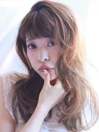 ミディアム ハイトーンデザイン カラー特化🌟木下のヘアスタイル