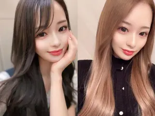 ロング カラー ヘアアレンジ LIP 大阪本店 エクステ 堀谷和孝のヘアスタイル