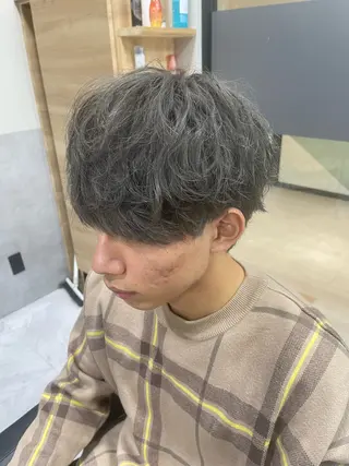 ショート カラー メンズ ❄️メンズカット 落合諒❄️のヘアスタイル