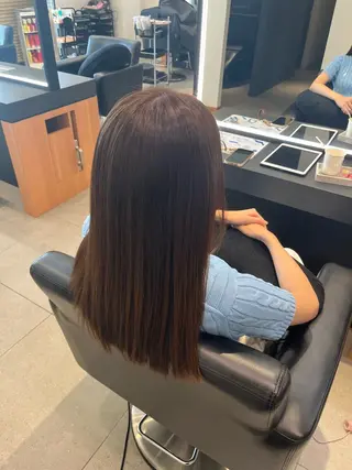 セミロング カラー ERII /伏見・栄 カットモデル募集中!のヘアスタイル