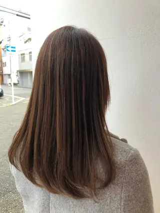ロング カラー 大阪長居🌱野見山 卓也のヘアスタイル