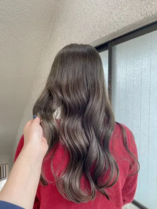 ロング カラー 似合わせカット ▫️ｲﾁｶ🌻のヘアスタイル