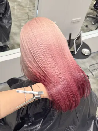 カラー 姫夏 /ハイトーン艶髪🎀のヘアスタイル