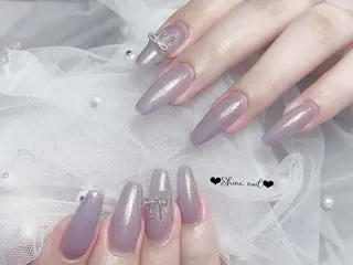 ネイル 〜Shine Nail〜【サイナネイル】パラジェル／ 長さだし／持ち込み／ワンホン／フィルイン所属・サイナ🎀 長さだし&デザインのネイルデザイン