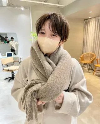 ショート パーマ tuna   トゥナ所属・藤川 暖士のヘアスタイル