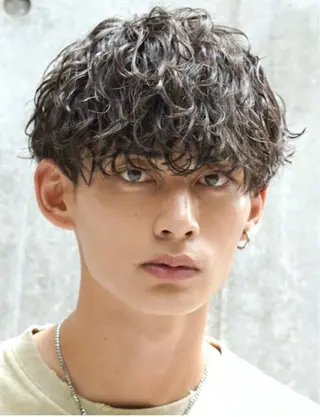 パーマ メンズ 🌀toa/波巻き✨ /メンズパーマ／栄のヘアスタイル