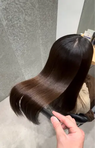 ミディアム 髪質改善ヘアケア 艶髪特化/上田のヘアスタイル