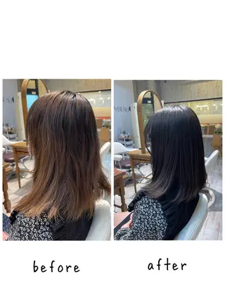 カラー LA・BEAU 赤羽店所属・千葉 優奈のヘアスタイル