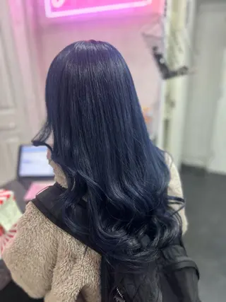 ロング 🪼モモカ/デザイン ハイトーン🪼⟡.·のヘアスタイル