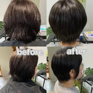 ショート カラー メルクヘアー 中澤のヘアスタイル