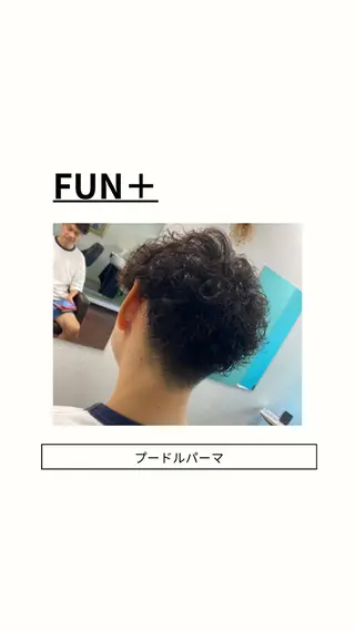 ショート パーマ メンズ 佐々木 菜摘のヘアスタイル