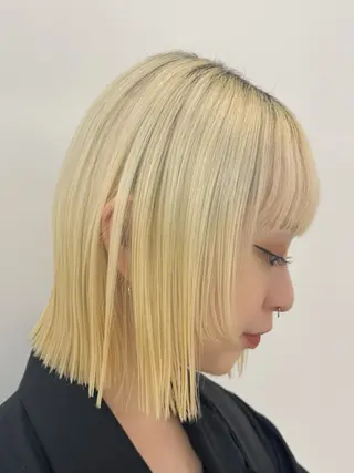 ミディアム 高橋 沙央のヘアスタイル