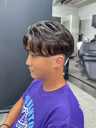 パーマ メンズ メンズ特化×女性 施術◎清水 真之介のヘアスタイル