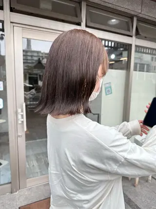 ミディアム カラー 高橋 みく/ minimのヘアスタイル