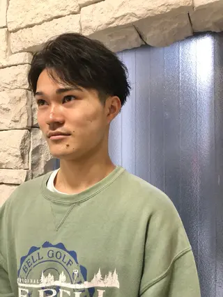 パーマ ヘアアレンジ メンズ ainico+所属・メンズ特化✂️栗原 侑也のヘアスタイル