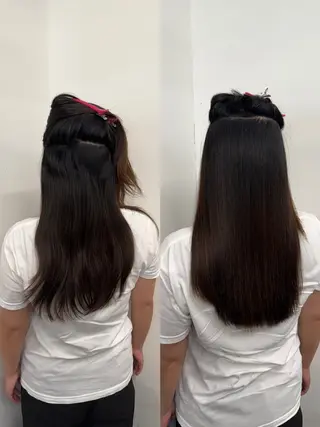 ロング ひろし/髪質改善/ 縮毛矯正/透明感✨のヘアスタイル