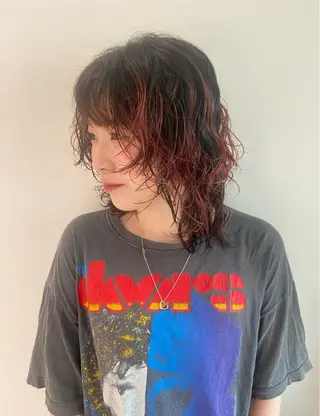 ミディアム パーマ 🫧レイヤーカット／ 蓮沼実奈🫧のヘアスタイル