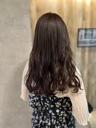 セミロング カラー AIconic nagoya所属・縮毛矯正/ レイヤー/ミディアムのヘアスタイル