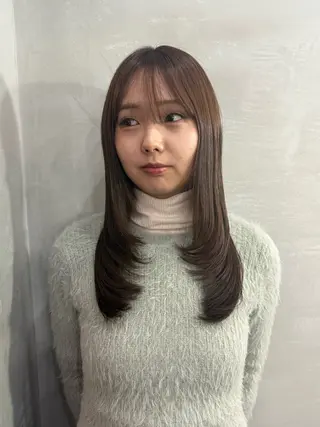 カラー La fith hair charme 渋谷店【ラフィス ヘアー シャルム】所属・ボブ/縮毛/ブリーチ KURUMI💛のヘアスタイル