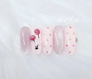 ネイル 胡蝶蘭レディースサロ ンNailMOKAのネイルデザイン