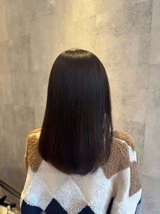 ミディアム 多田 葉月のヘアスタイル