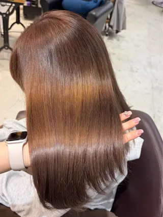 セミロング カラー sopi  by invitation所属・ここね/透明感 カラー/ナチュラルのヘアスタイル