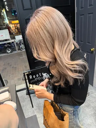 ロング 田中 聖也のヘアスタイル