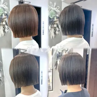 ショート ボブ/縮毛矯正 髪質改善/もえるのヘアスタイル