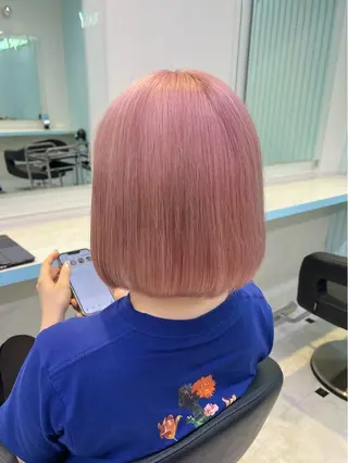 ショート カラー ブリーチカラー 🩵MIZUKIのヘアスタイル