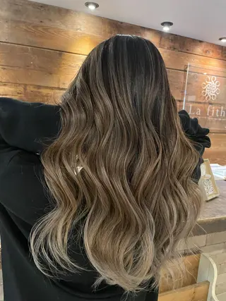 ロング カラー lafith hair dope所属・[外国人風カラー] 店長 田中健太のヘアスタイル